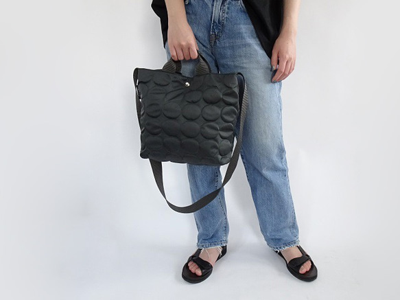 兩用 Petit Petit Dot 肩托特包 <DG> 第2張的照片