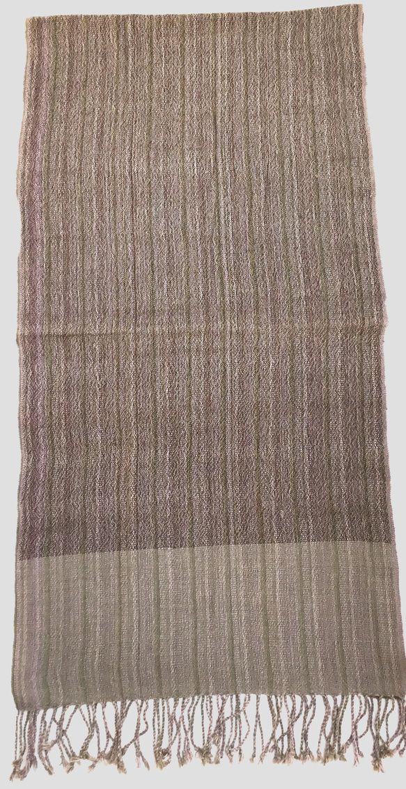 草木染め手織りストール 4枚目の画像