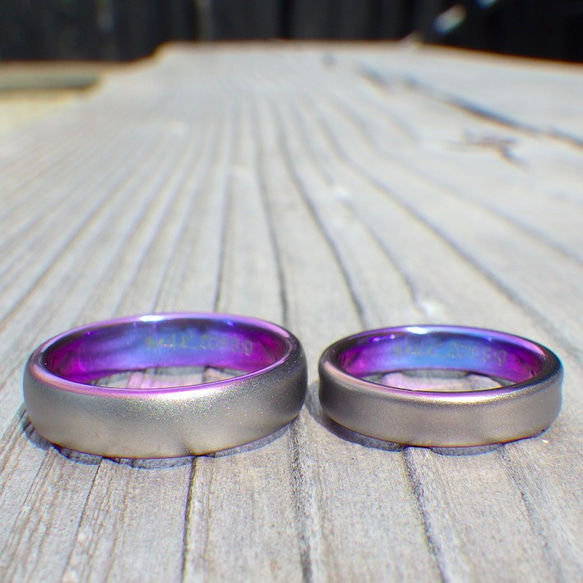 金属アレルギー対応】タンタルの黒とジルコニウムの美しい発色が絶妙の