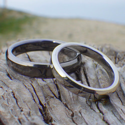 タンタル指輪ペア 人気のメビウスの輪のデザイン！タンタルのペアリング