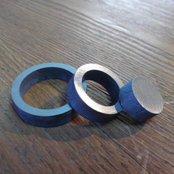 【金属アレルギーにならない結婚指輪】ロイヤルブルーの発色が美しい！ハフニウムの結婚指輪 3枚目の画像