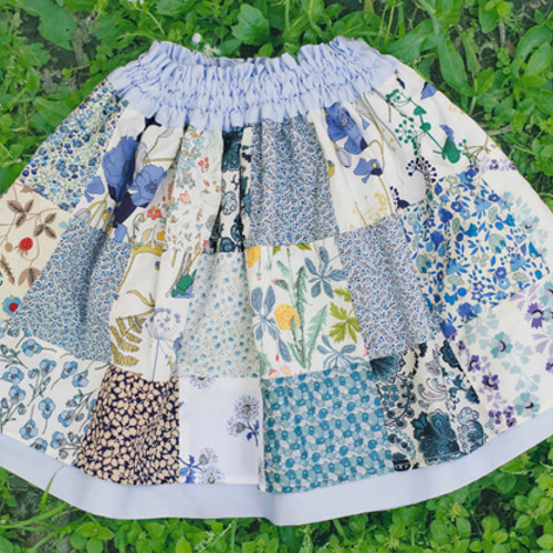 パッチワークスカート♪ 子供服 petit maison 通販｜Creema(クリーマ 