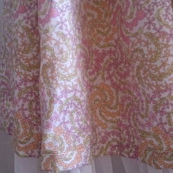フラワーチェーン柄リバティスカート 4枚目の画像