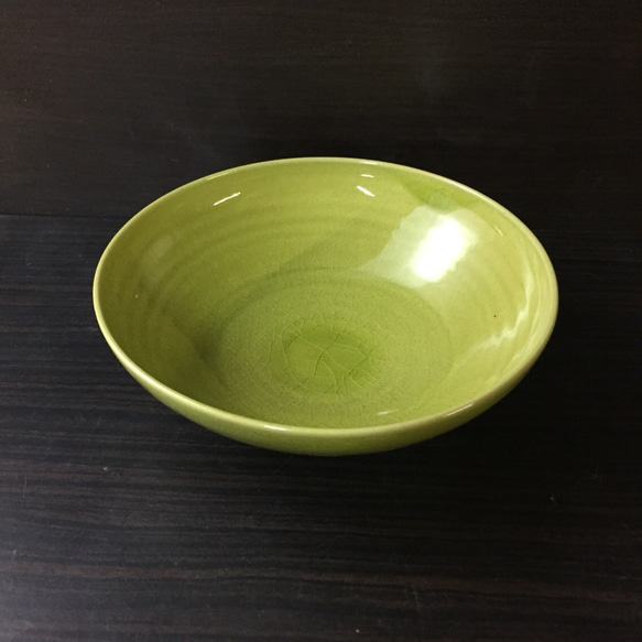 5寸鉢-黄- 2枚目の画像