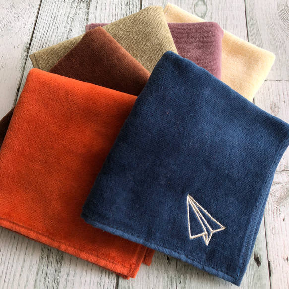 折り紙刺繍 エコバッグ／タオルハンカチ　選べるセット　－ギフトに最適－ 4枚目の画像