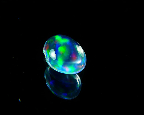 メキシコ産　ウォーターオパール　天然石　天然オパール M0825-3)メキシコ産天然ウォーターオパール 0.788ct ルース