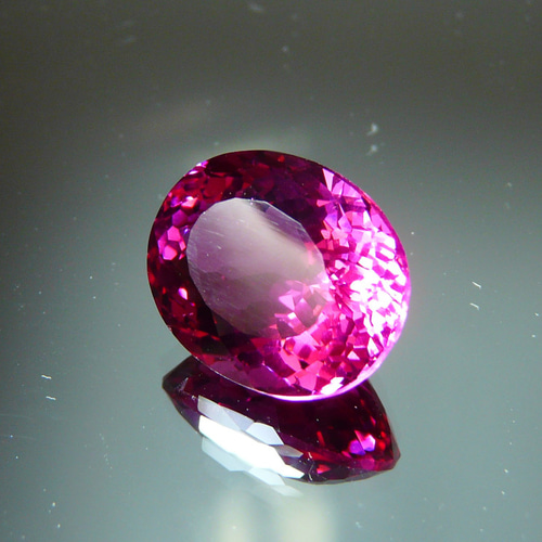 15.26ct】 ギラギラの凄いテリ・ルベライトカラー人工宝石 5747 その他