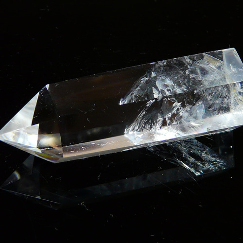 Ｎｏ.４５７５　ヒマラヤ水晶　六角柱　特大！ 高品質 水晶 六角柱 特大虹入り 432g G-58 | chu2stone