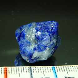 N347　【ビルマ　モゴック産】　母岩付き　　天然ラピスラズリ原石　 6枚目の画像