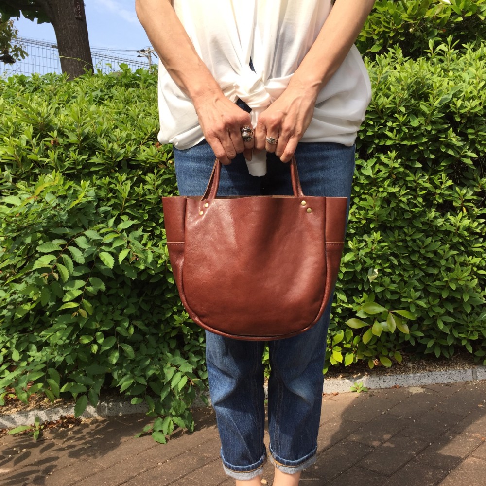 LIT9601 コルドレザーランチバッグ　日本製