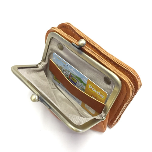 LIL1201 コルドがま口2つ折り財布 日本製 二つ折り財布 Lien 通販