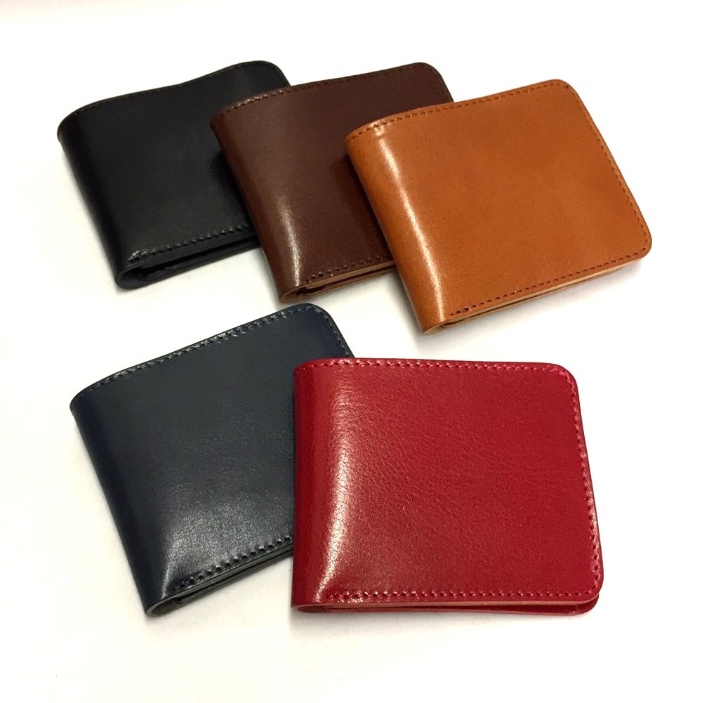 LIW4613 栃木レザールビーレザー2つ折りウォレット　日本製