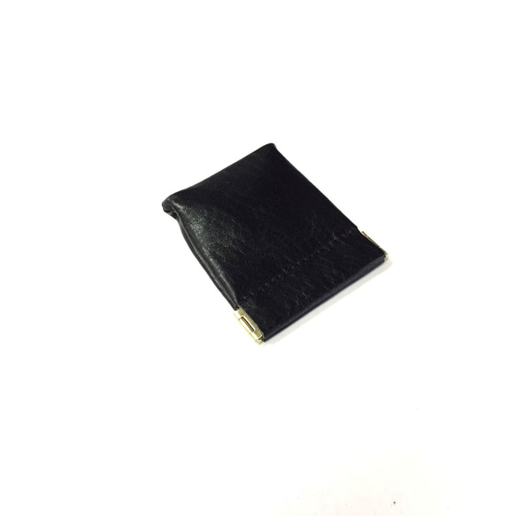 【Lien】ヌメオイルシュリンク　バネ口コインケース〈日本製〉 2枚目の画像