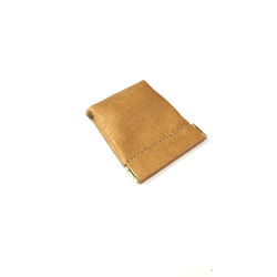 【Lien】ヌメオイルシュリンク　バネ口コインケース〈日本製〉 4枚目の画像