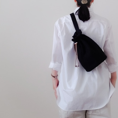 COACH 　ワンショルダー　巾着型リュックサック 受注制作】One shoulder ruck sack-free 巾着型ワンショルダー