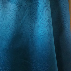 着物リメイク　青い牡丹のセットアップ 9枚目の画像