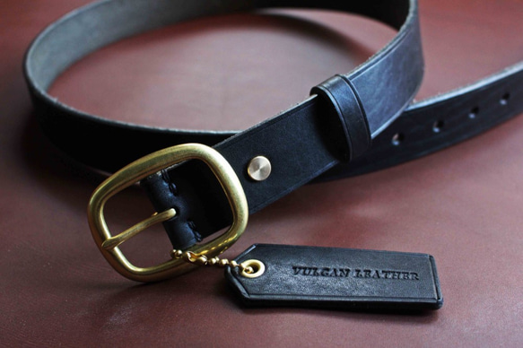 【VULCAN Belt 32mm 日字型窄版皮帶】英國Clayton皮廠 皇家馬鞍革 7色可選 劍尾紳士腰帶 第2張的照片