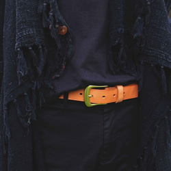【VULCAN Belt 32mm 紳士窄版皮帶】英國Clayton皮廠 皇家馬鞍革 7色可選 劍尾紳士腰帶 第10張的照片