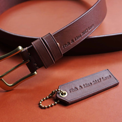【VULCAN Belt 32mm 紳士窄版皮帶】英國Clayton皮廠 皇家馬鞍革 7色可選 劍尾紳士腰帶 第3張的照片