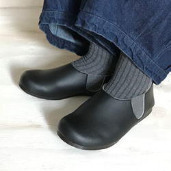 軽量サイドゴムスリッポン・ストレスフリーな　チェルシー　シューズ　№108 4枚目の画像