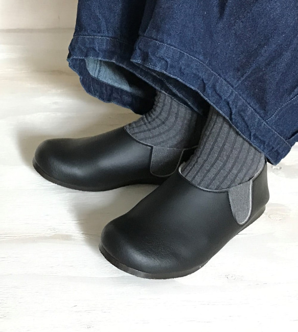 軽量サイドゴムスリッポン・ストレスフリーな　チェルシー　シューズ　№108 4枚目の画像