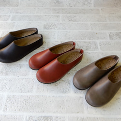 スーパーセール!!　2000円OFF!　在庫限り終了　暖かボアのインソール・幅広・軽量・さっと履けて・サボ 9枚目の画像