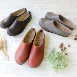 スーパーセール!!　2000円OFF!　在庫限り終了　暖かボアのインソール・幅広・軽量・さっと履けて・サボ 5枚目の画像