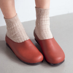 スーパーセール!!　2000円OFF!　在庫限り終了　暖かボアのインソール・幅広・軽量・さっと履けて・サボ 4枚目の画像