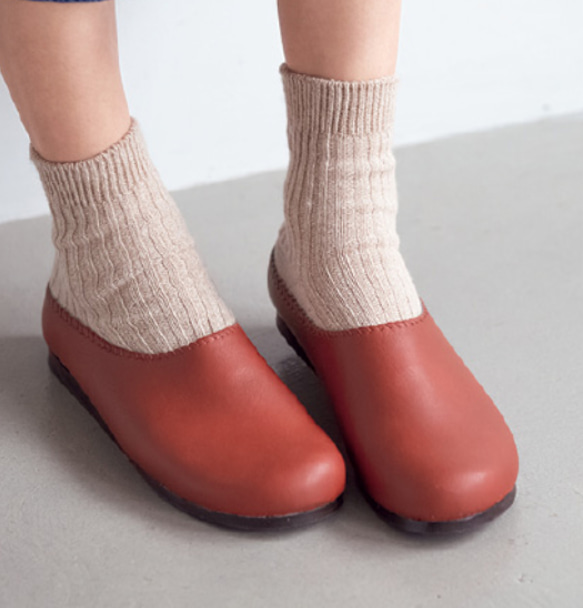 スーパーセール!!　2000円OFF!　在庫限り終了　暖かボアのインソール・幅広・軽量・さっと履けて・サボ 4枚目の画像