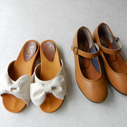 【夏日福袋】寬大柔軟L碼（235-24）鞋履涼鞋2件套⑥ 第1張的照片