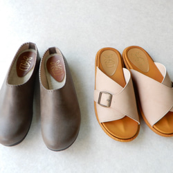 【夏の福袋】やわらか　Mサイズ（２３～２３５）靴とサンダル　2点セット⑩ 1枚目の画像