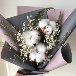 Raibiフローラ。ドライフラワーの柔らかい綿の花束やドライフラワーのブーケ（星のセクション） 2枚目の画像