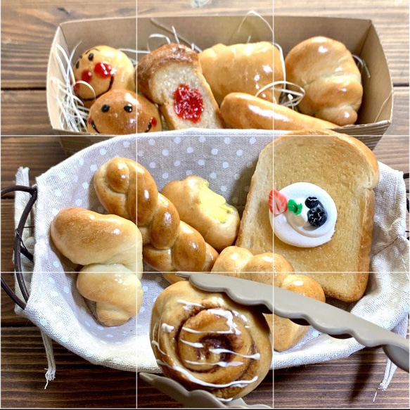 パン屋さんごっこパンᐝ おもちゃ・人形 小麦ぱん 通販｜Creema 
