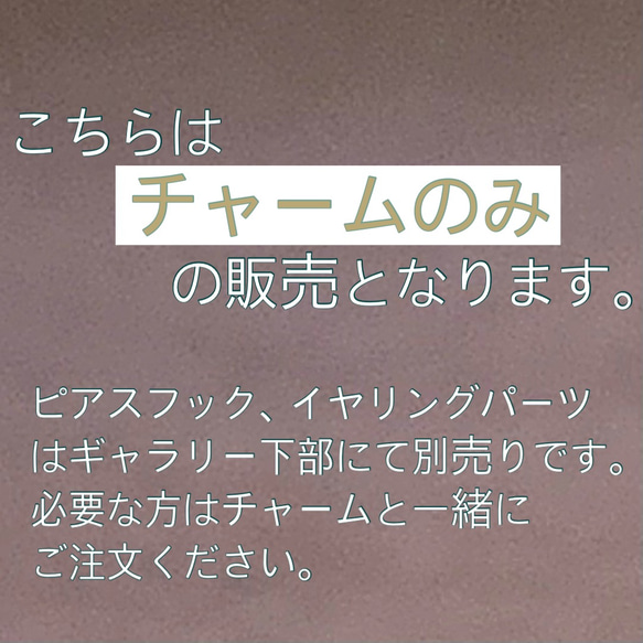 14kgfチャーム＊アメジスト×グリーンオニキス 4枚目の画像