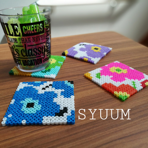 セミオーダー]北欧花柄コースター❁ コースター SYUUM 通販 5708200