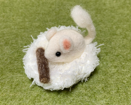 羊毛フェルト　テグー(サンド) オーダー羊毛フェルト デグー ピグちゃん | TrueStyleLab. -Wool