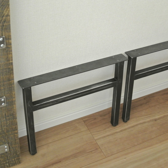 【 DIYアイテム 】アイアン脚（鉄脚）ローテーブル用　2脚1セット 4枚目の画像