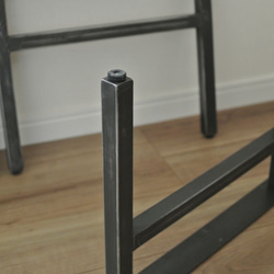 【 DIYアイテム 】アイアン脚（鉄脚）ローテーブル用　2脚1セット 3枚目の画像