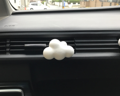 車用 クリップ付き クラウド アロマストーン その他インテリア雑貨