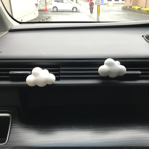 車用 クリップ付き クラウド アロマストーン その他インテリア雑貨