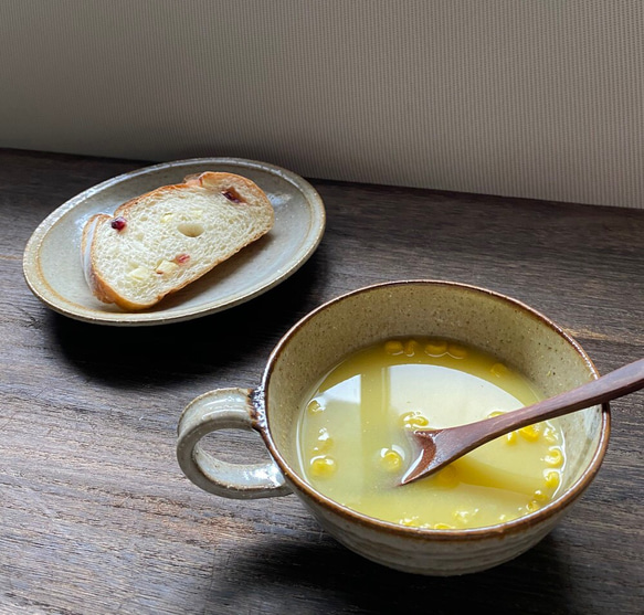 数量限定5点　秋の福袋　スープカップ&パン皿 1枚目の画像