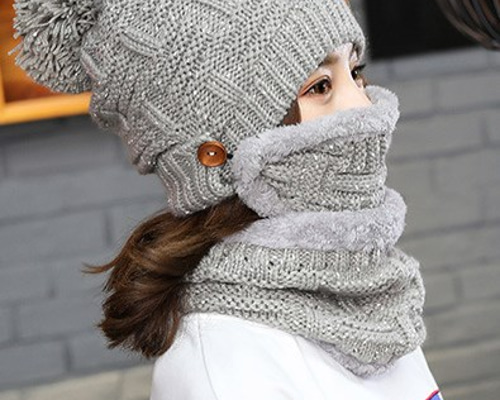 オーデマピゲ MARZI マフラー ニット帽 セット グレー ノベルティ品 0_080b53aba3321786e7dfd4226ccc