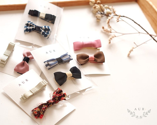 ベビー＆キッズ用 ヘアクリップ2個セット 雑貨・その他 AUR 通販