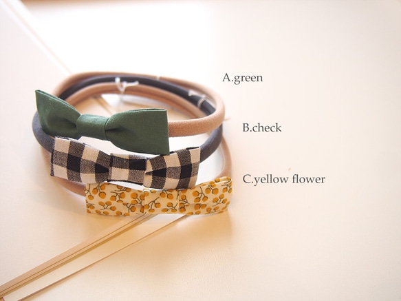 single ribbon headband (シングルリボンカチューム) 3枚目の画像