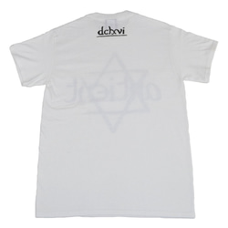 ADULTサイズ/ヘキサグラム Tシャツ/WHITE白 2枚目の画像