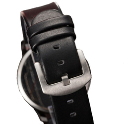 ユニセックス ギアダイヤル腕時計 ブラック<q-004> 4枚目の画像