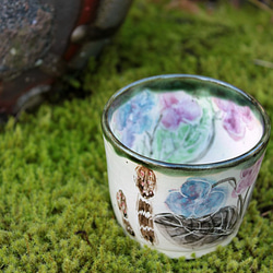 淡彩野の草花図のフリーカップ 3枚目の画像
