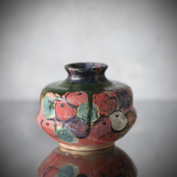 光琳菊の壺（花器） 2枚目の画像