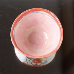 手形碗，金魚和海浪圖片（粉紅色） 第5張的照片