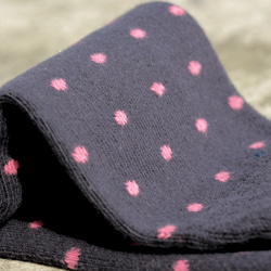 【8折】精梳棉女襪．Polygiene® 抑菌除臭｜Raspberry Pink / 靛藍-粉紅 / 第9張的照片